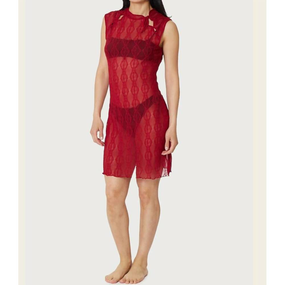 NEW FIND ME NOW mariposa mini dress in goji